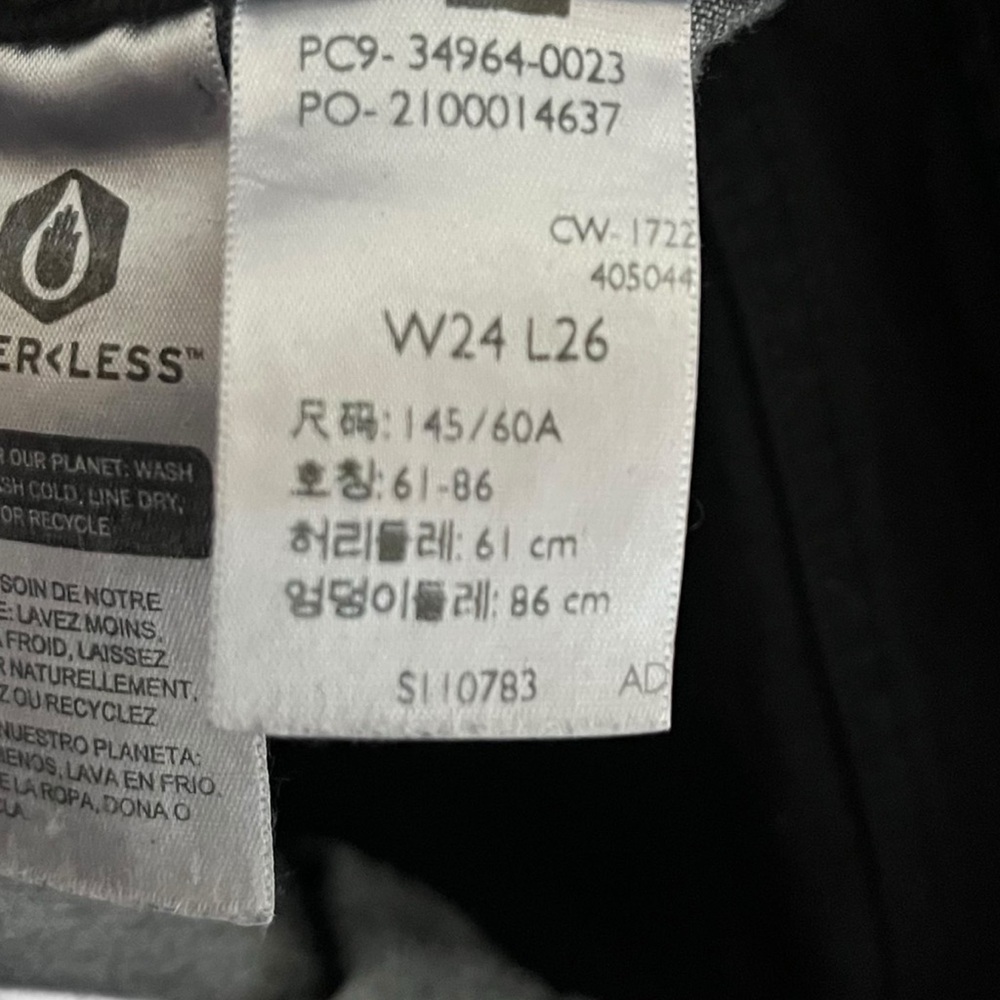 Levi’s Wedgie Straight Ankle Jeans Black Sprout W24 High Rise - Picture 15 of 15